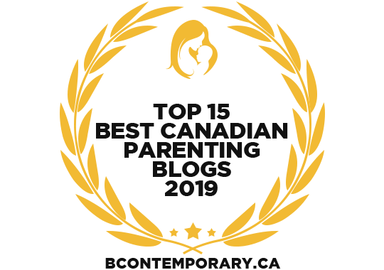 Banners for Top 15 Best Canadian Parenting Blogs 2019