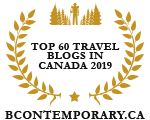 Banners for Top 60 Travel Blogs in Canada 2019