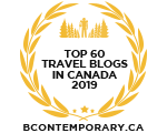 Banners for Top 60 Travel Blogs in Canada 2019