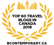 Banners for Top 60 Travel Blogs in Canada 2019