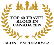 Banners for Top 60 Travel Blogs in Canada 2019