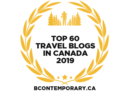 Banners for Top 60 Travel Blogs in Canada 2019