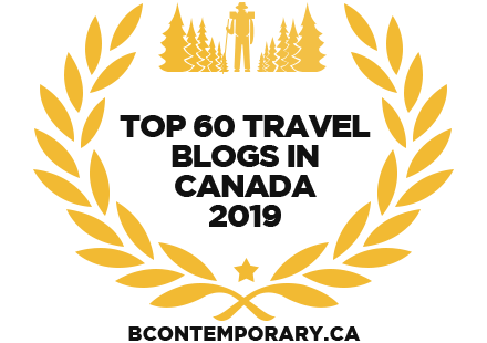 Banners for Top 60 Travel Blogs in Canada 2019