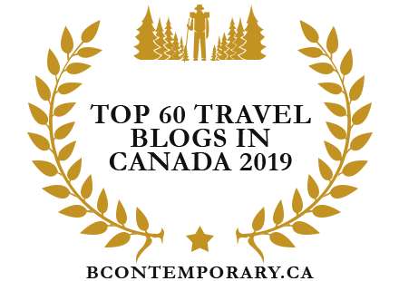 Banners for Top 60 Travel Blogs in Canada 2019