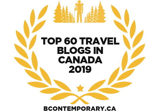 Banners for Top 60 Travel Blogs in Canada 2019