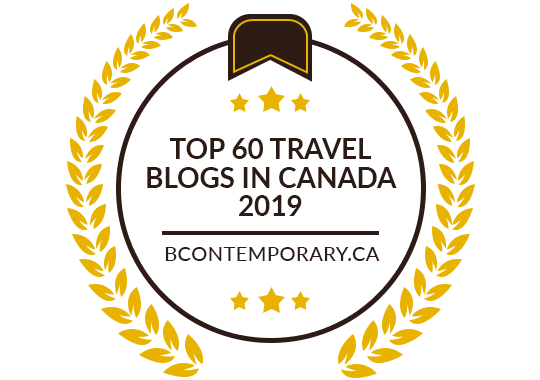 Banners for Top 60 Travel Blogs in Canada 2019