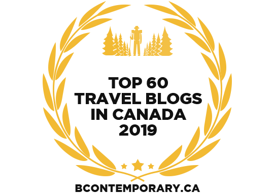 Banners for Top 60 Travel Blogs in Canada 2019