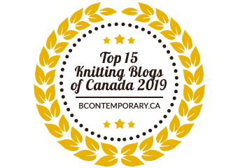 Banners for Top 15 Knitting Blogs of Canada 2019
