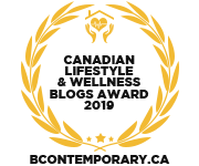 Banners for Canadian Lifestyle & Wellness Blogs Award 2019