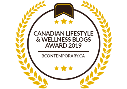 Banners for Canadian Lifestyle & Wellness Blogs Award 2019